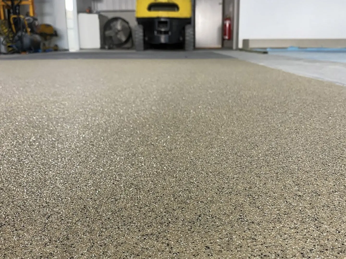 A warhouse in Quartz Shield Grain on Merino
