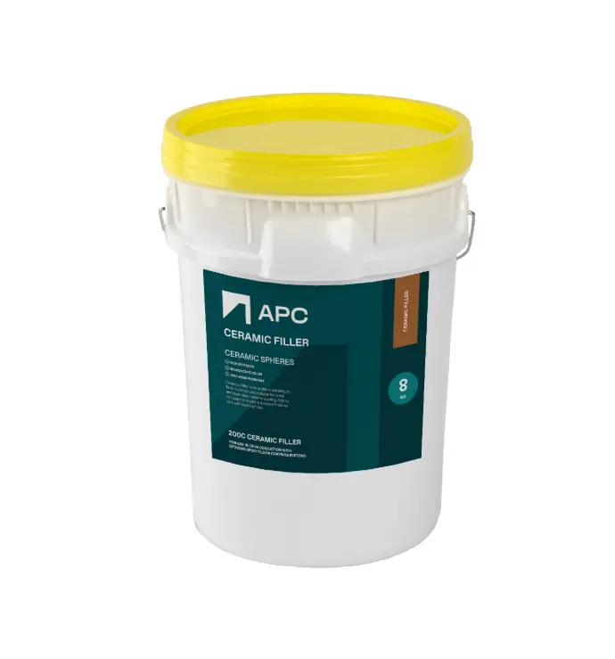 Large Plastic bucket of Ceramic Filler with a yellow lid